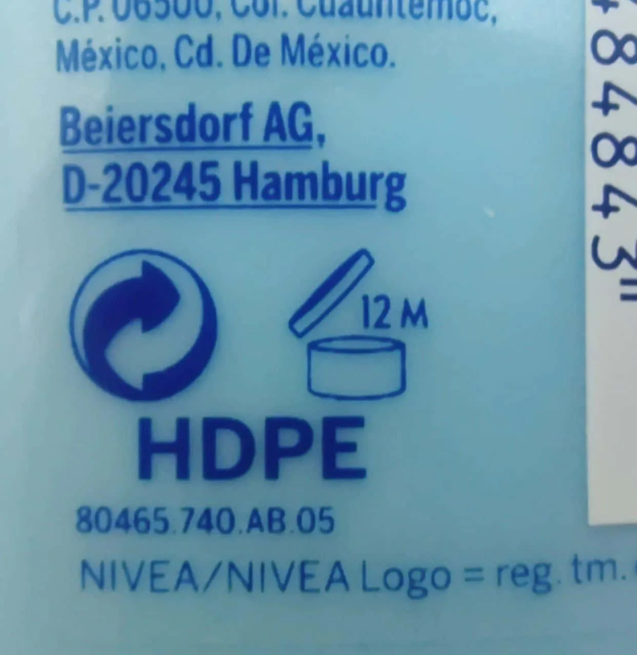 Símbolo PAO en cremas